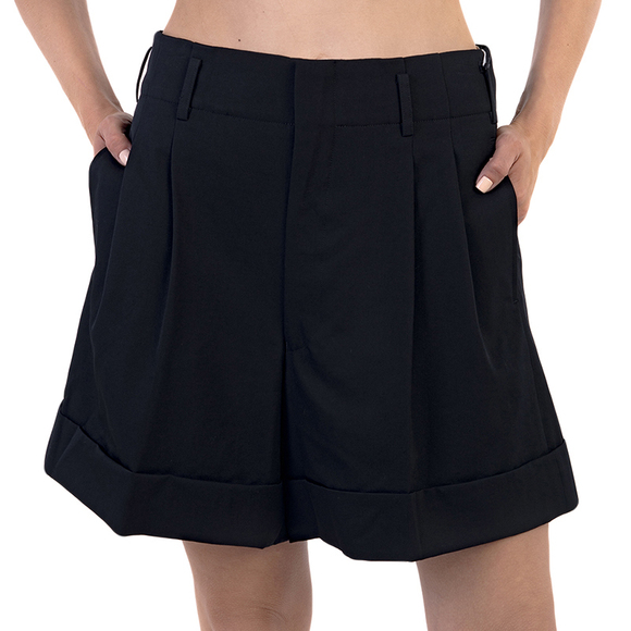 COMPAGNIA ITALIANA MEDIUM RISE STRAIGHT SHORTS | WOMENS SIZE S - Picture 5 of 5